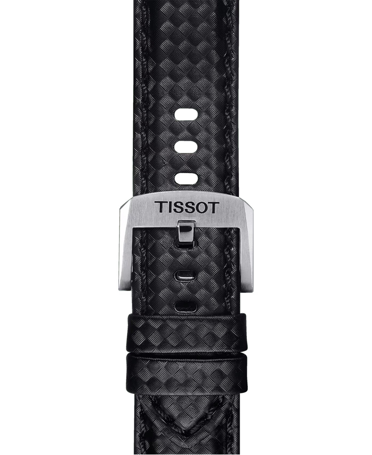 Tissot Official Interchangeable Black Fabric Watch Strap In Black