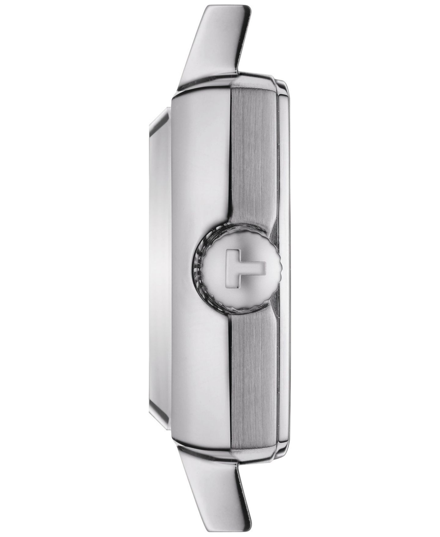 Женские часы Tissot Swiss Lovely Square Diamond Accent Stainless Steel Bracelet Watch 20mm — фото 2