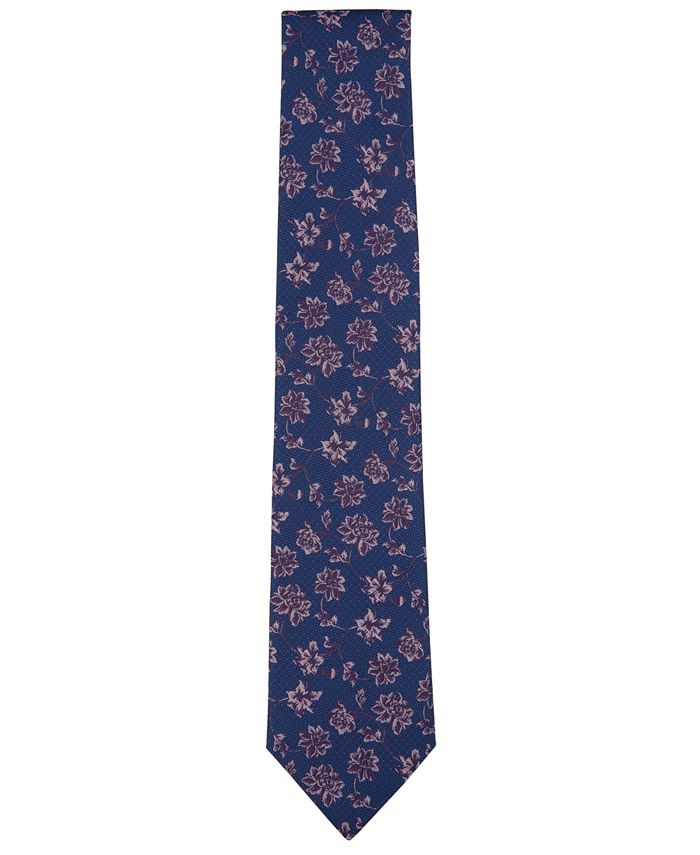 Michael Kors Men's Gegan Floral-Print Tie - Macy's