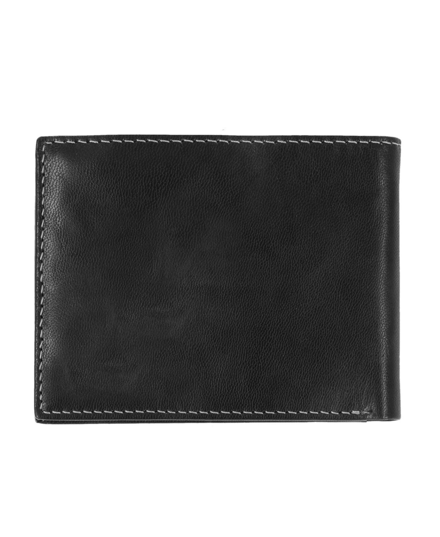 Мужской кошелёк Steve Madden Antique-like RFID Passcase Wallet, цвет: Чёрный — фото 2