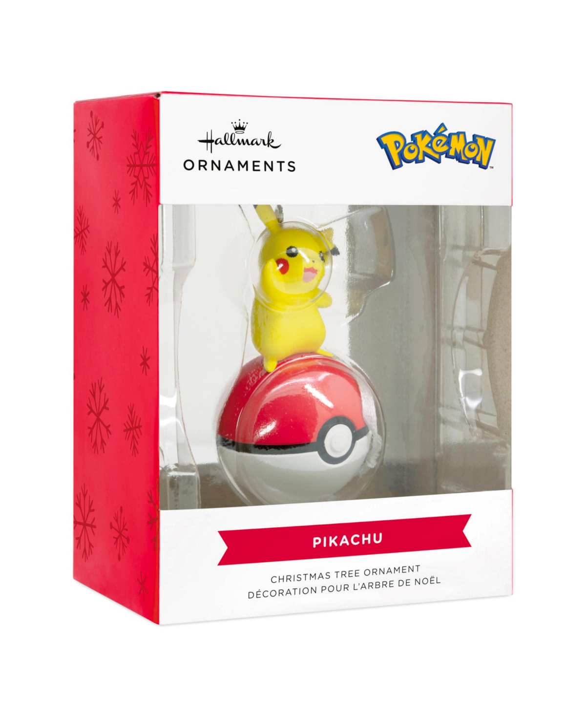 Hallmark Christmas Ornament Pokemon Pikachu on Poke Ball