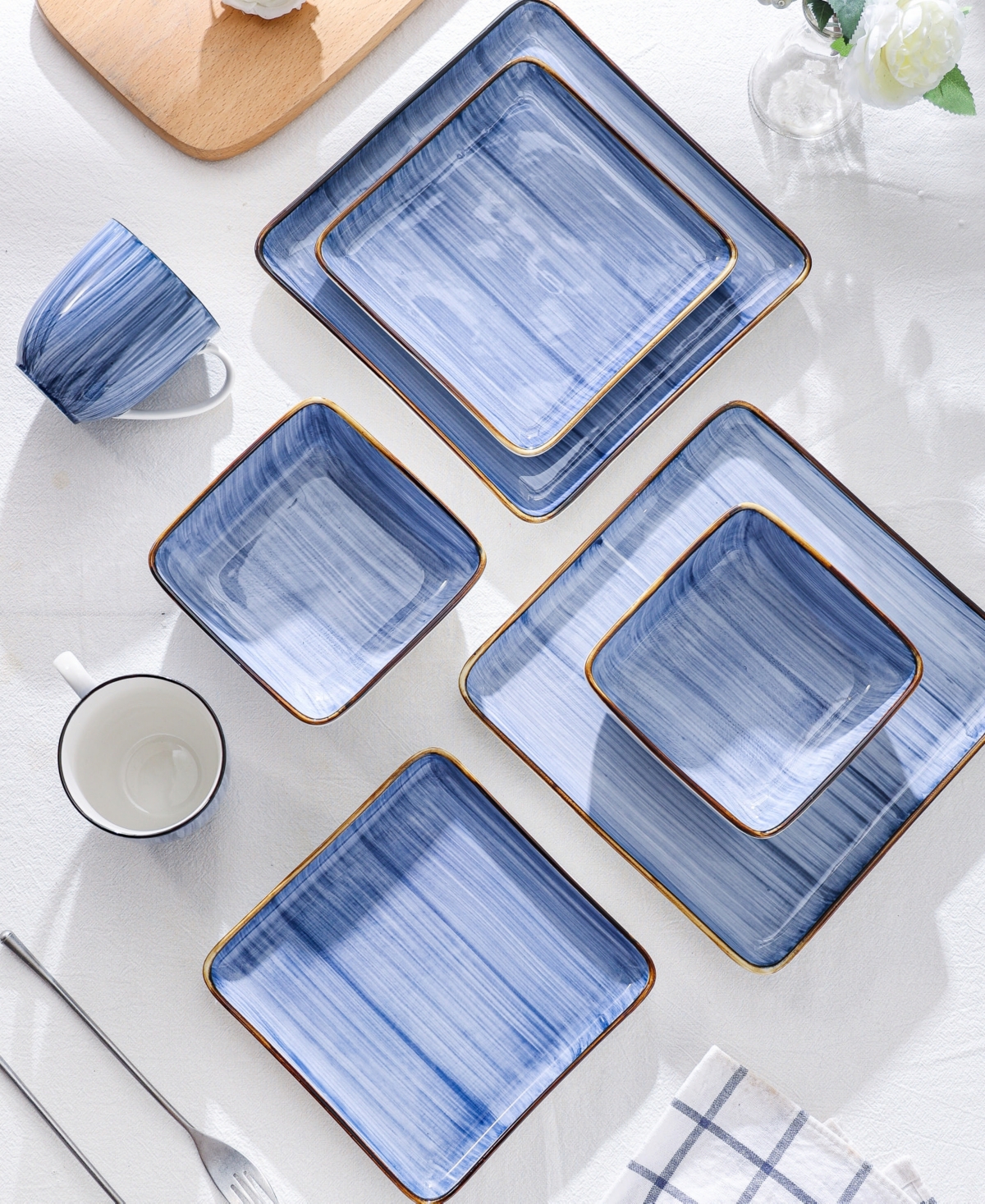 Stone Lain Esmeralda Pc. Dinnerware Set, Service for 4