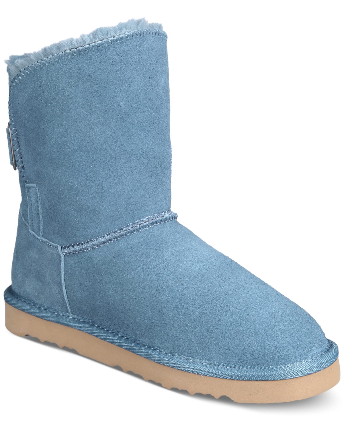 Style & Co Women's Teenyy Winter Booties, Created For Macy's In Ocean Blue