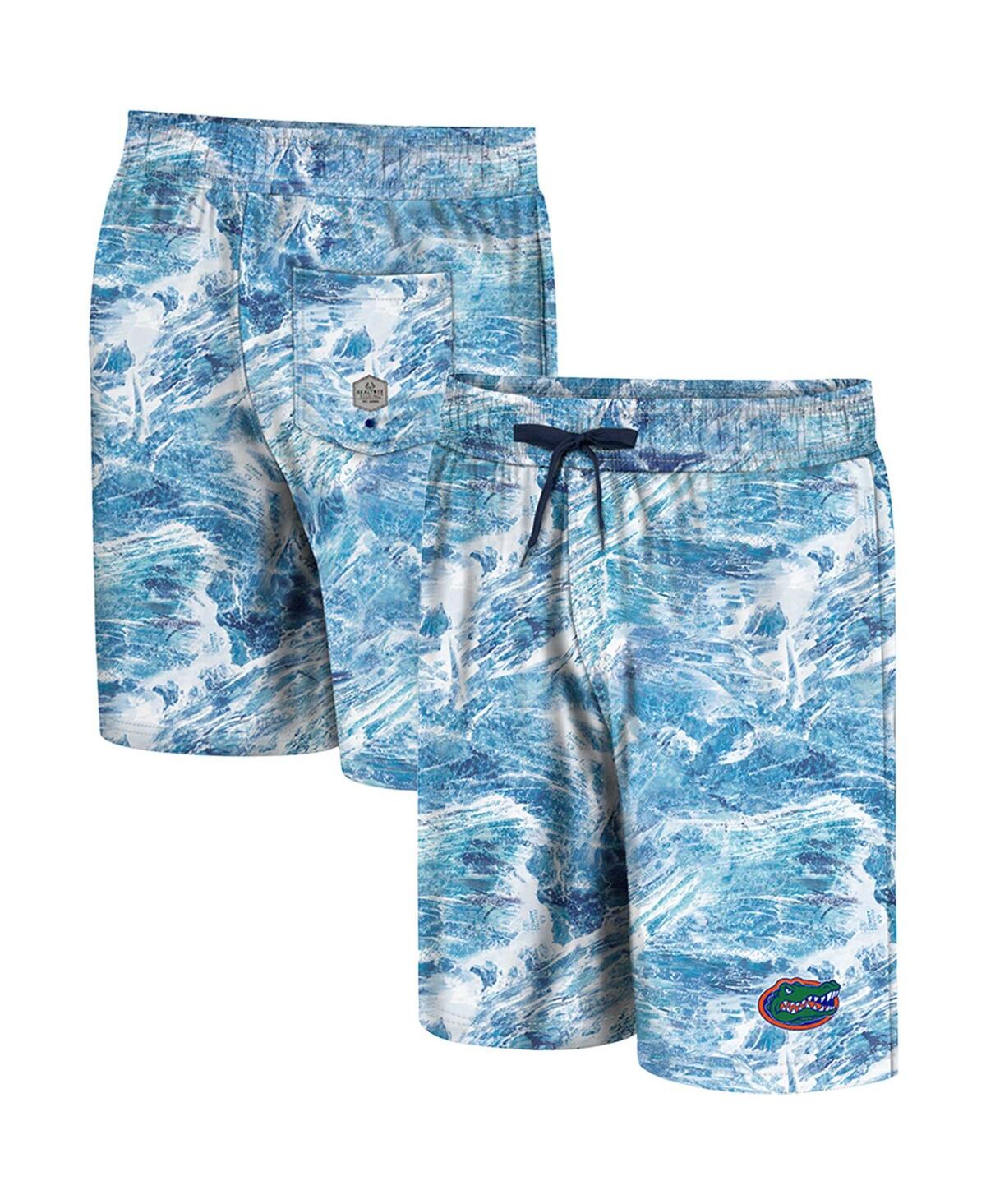 Colosseum Men's  Blue Illinois Fighting Illini Realtree Aspect Ohana Swim Shorts