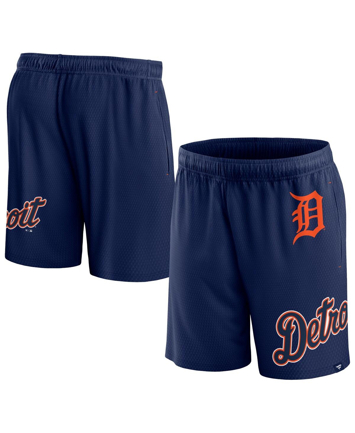 Fanatics Branded  Navy Detroit Tigers Clincher Mesh Shorts In Navy