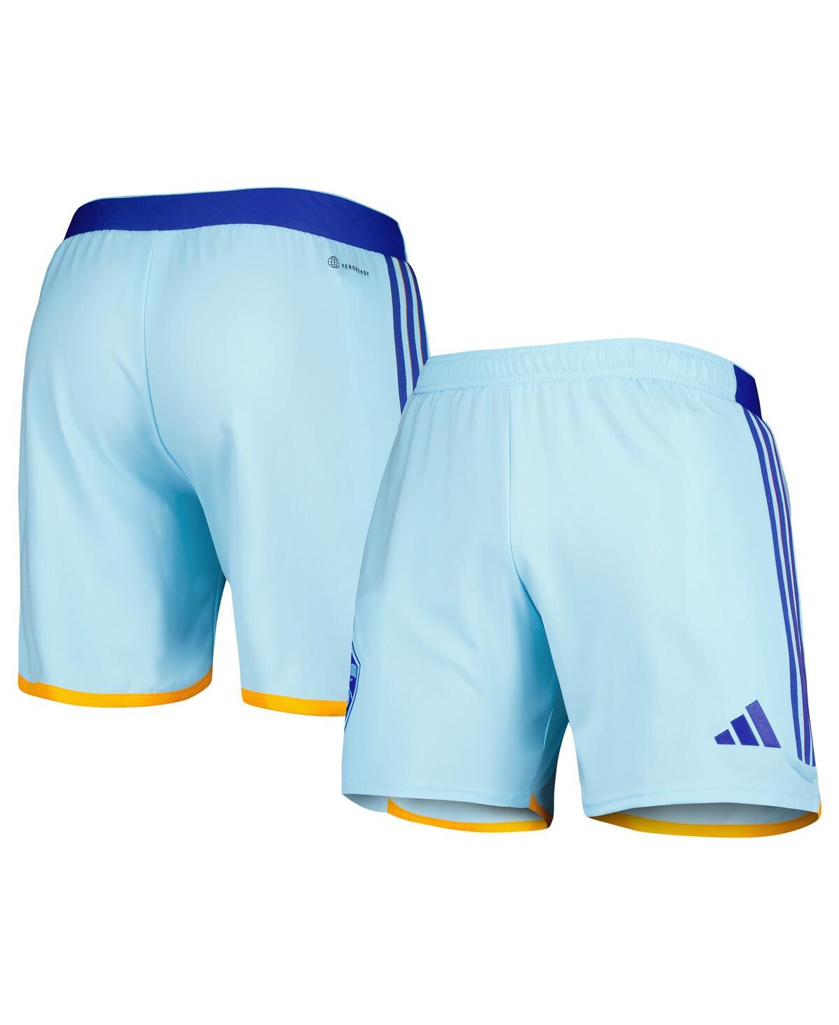 Shop Adidas Originals Men's Adidas Light Blue Colorado Rapids 2023 Away Aeroready Authentic Shorts