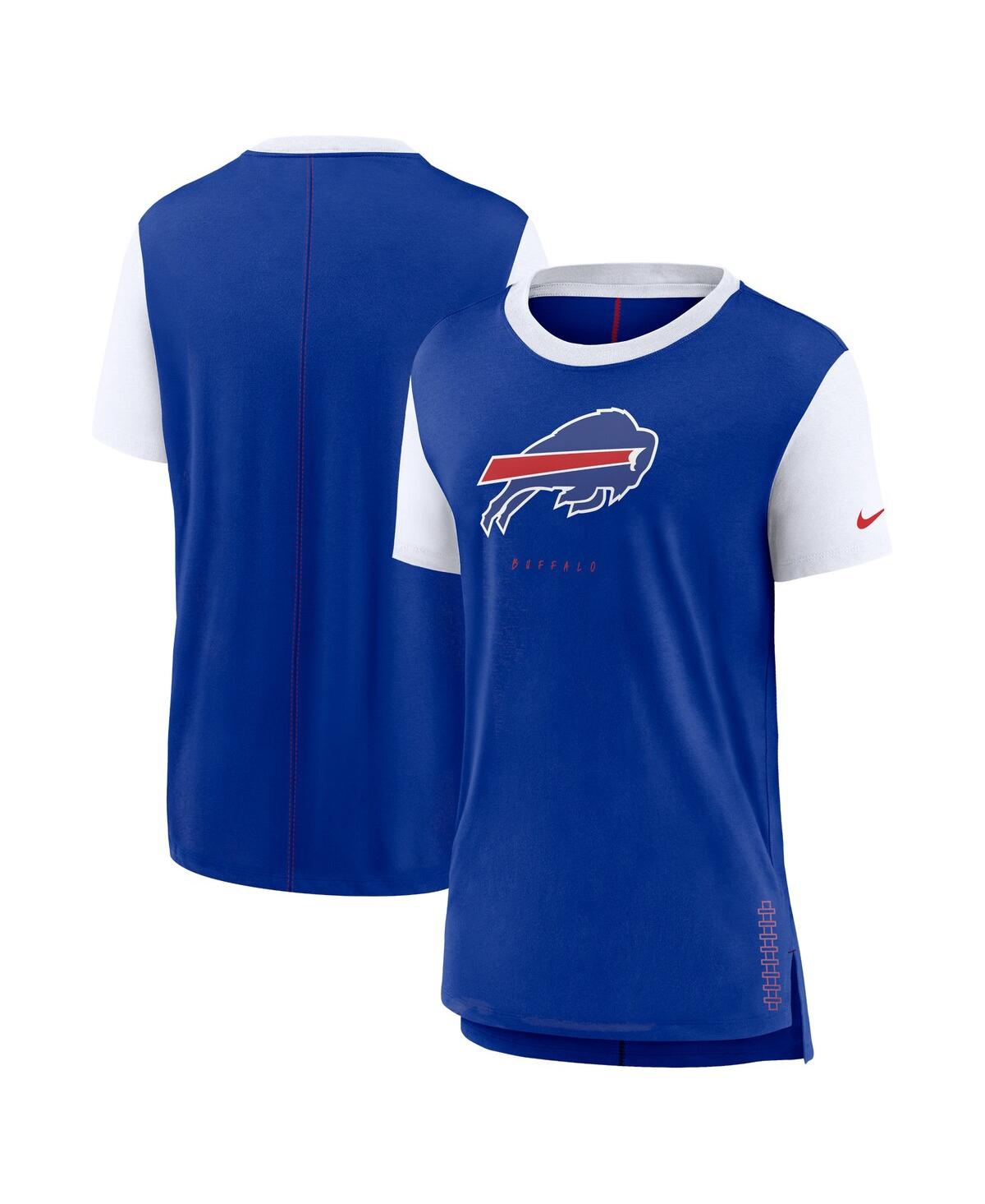 Shop Nike Women's  Royal Buffalo Bills Team T-shirt