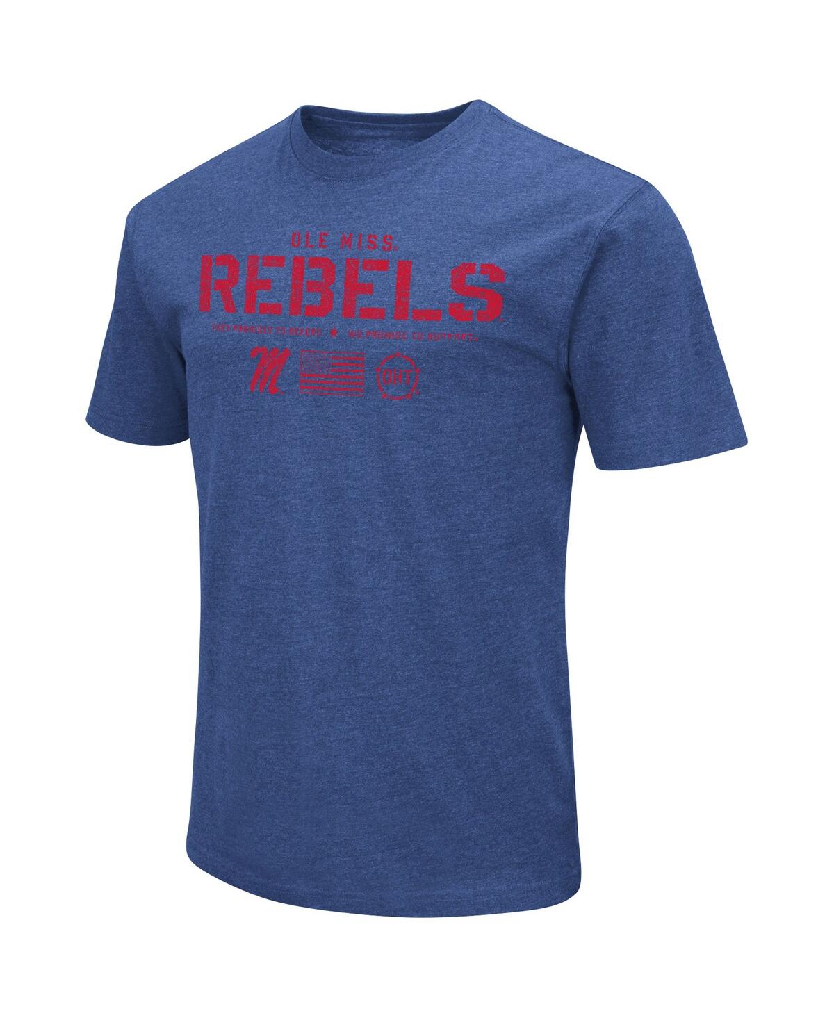 Shop Colosseum Men's  Royal Ole Miss Rebels Oht Military-inspired Appreciation Flag 2.0 T-shirt