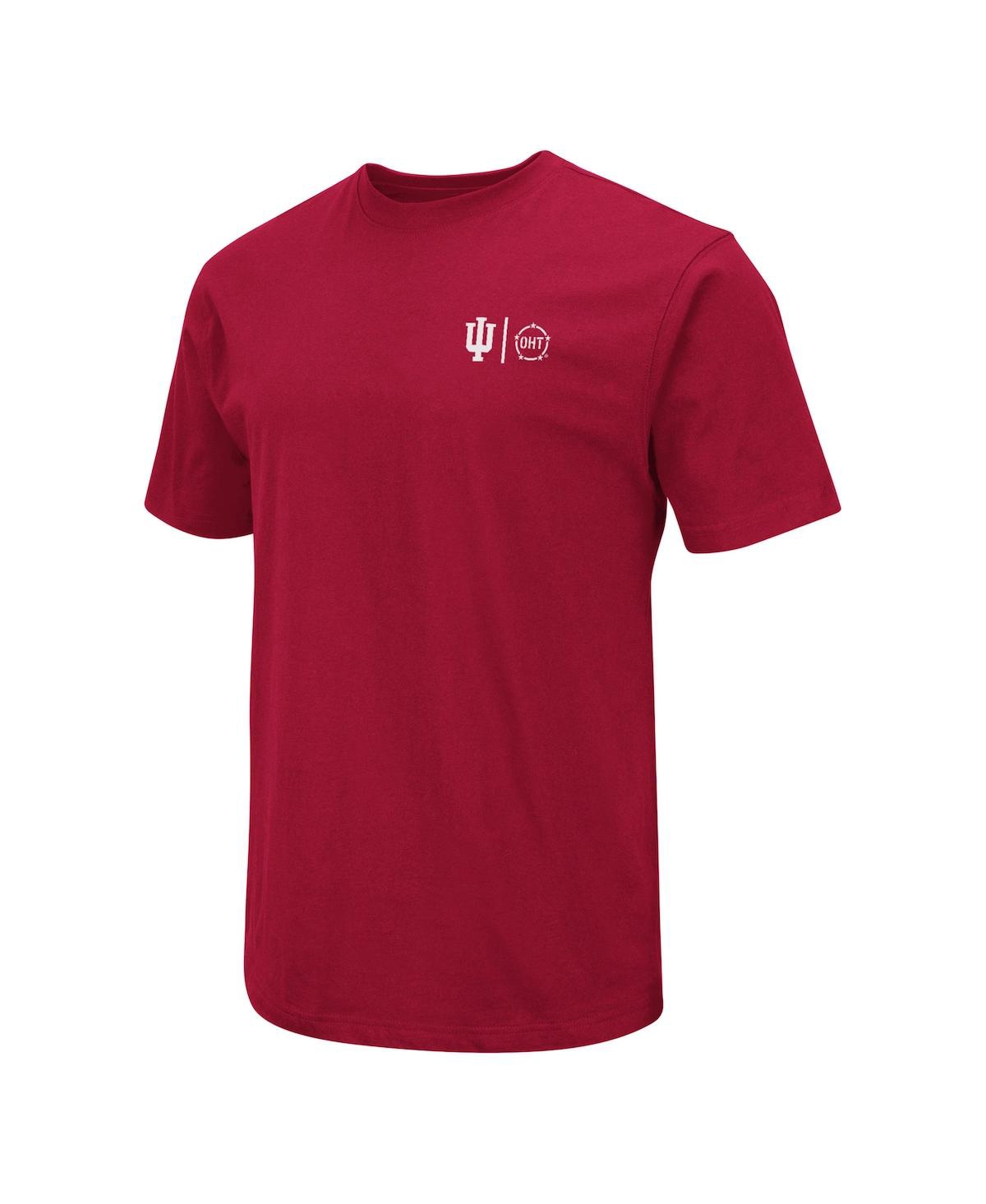 Shop Colosseum Men's  Crimson Indiana Hoosiers Oht Military-inspired Appreciation T-shirt