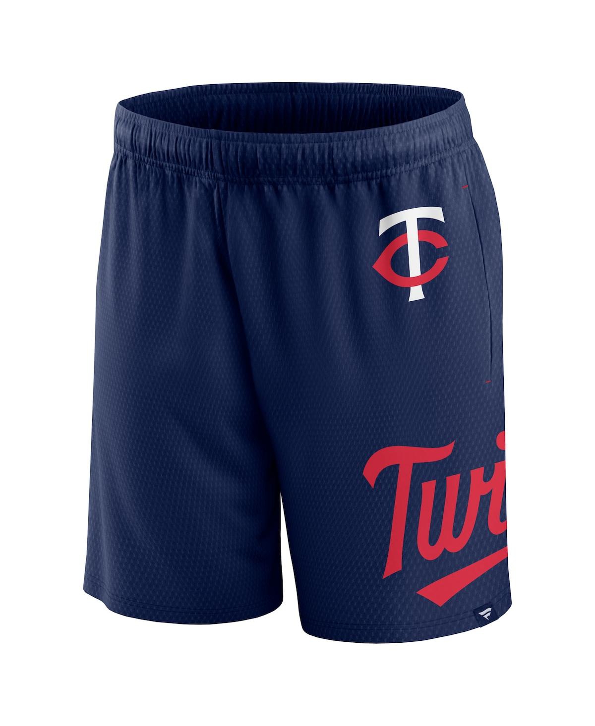 Men's FanaticsMinnesota Twins Clincher Mesh Shorts - Navy