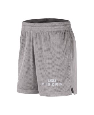 Men's Gray LSU Tigers Mesh Performance Shorts