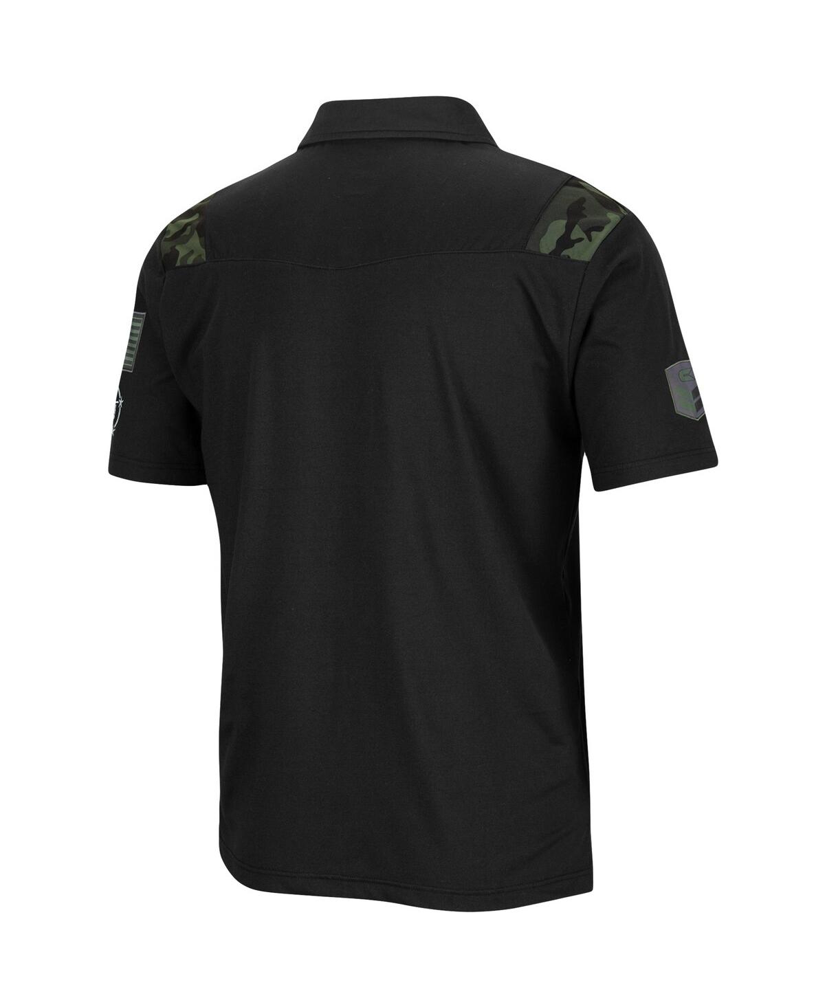 Colosseum Men's  Gray, Camo Notre Dame Fighting Irish Oht Military-inspired Appreciation Raglan Zoomi In Black