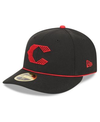 Men's Black Cincinnati Reds 2023 City Connect Low Profile 59FIFTY Fitted Hat