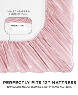 3 Piece Satin Sheet Set, Twin XL