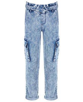 Epic Threads Big Girls Paperbag Denim Jeans, Created for Macy's 
