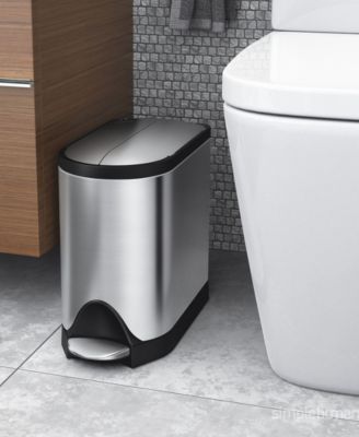 10 Liter Butterfly Lid Bathroom Trash Can