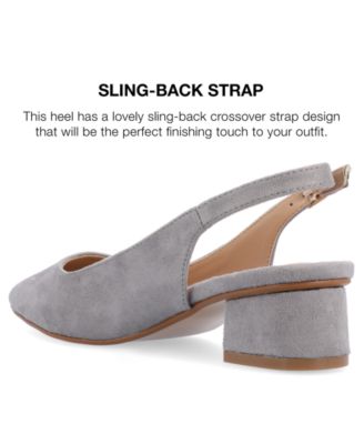 Women's Sylvia Sling Back Block Heel Pumps