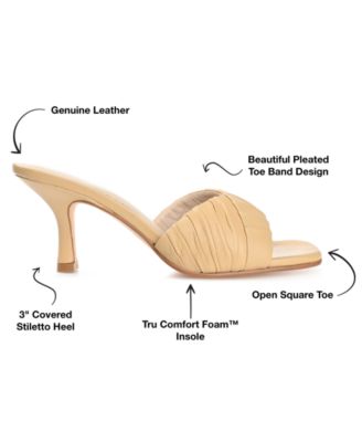 Women's Juliette Leather Open Toe Dress Sandals