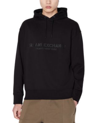 A|X Armani Exchange - Men's 91 Long Sleeve Drawstring Logo Hoodie
