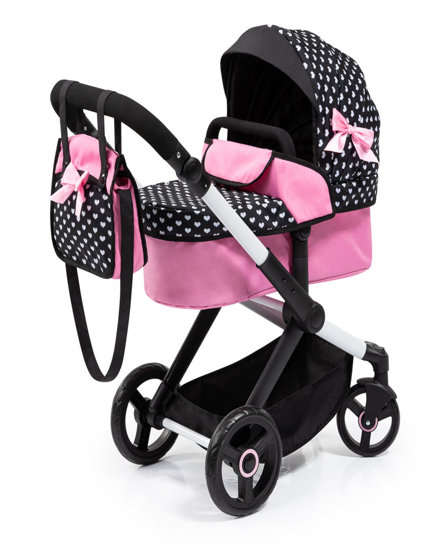 Детские аксессуары для кукол Bayer Design Dolls - Hearts Pram Xeo Set — фото 1