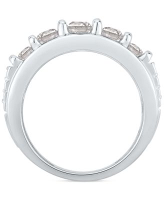 Men's Diamond Graduated Column Band (2 ct. t.w.) in 10k White Gold