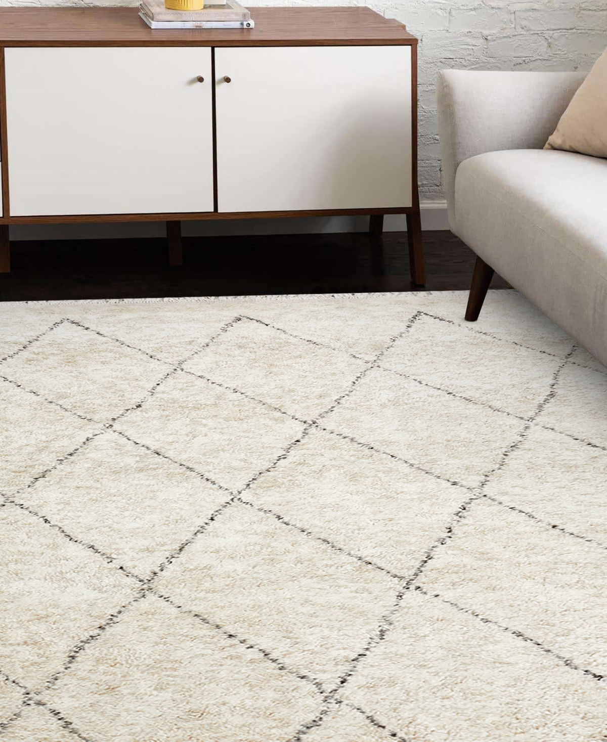 Timeless Rug Designs Amira S1121Rug - Linen