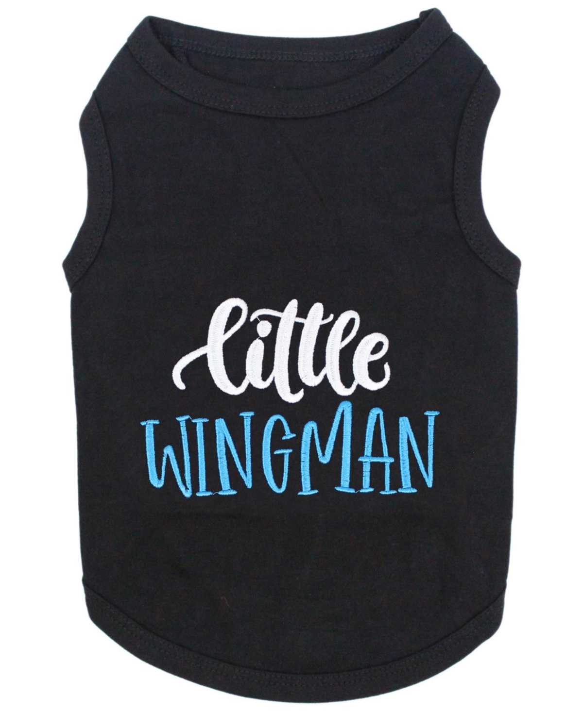 Little Wingman Dog T-shirt - Black