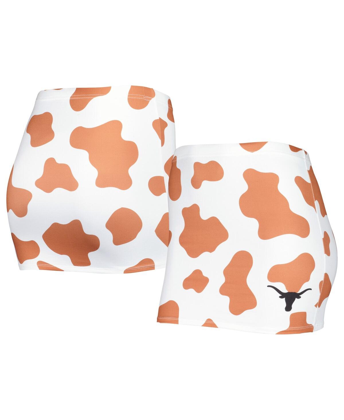 Zoozatz Women's  Texas Orange Texas Longhorns Sublimated Mini Skirt