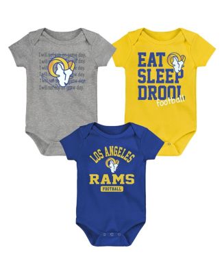 Newborn and Infant Boys and Girls Royal, Gold, Heathered Gray Los ...