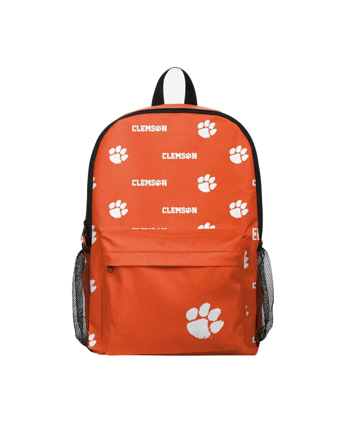 Shop Foco Youth Boys And Girls  Clemson Tigers Repeat Logo Backpack In Multi