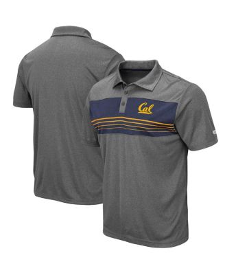 Men's Heathered Charcoal Cal Bears Smithers Polo Shirt