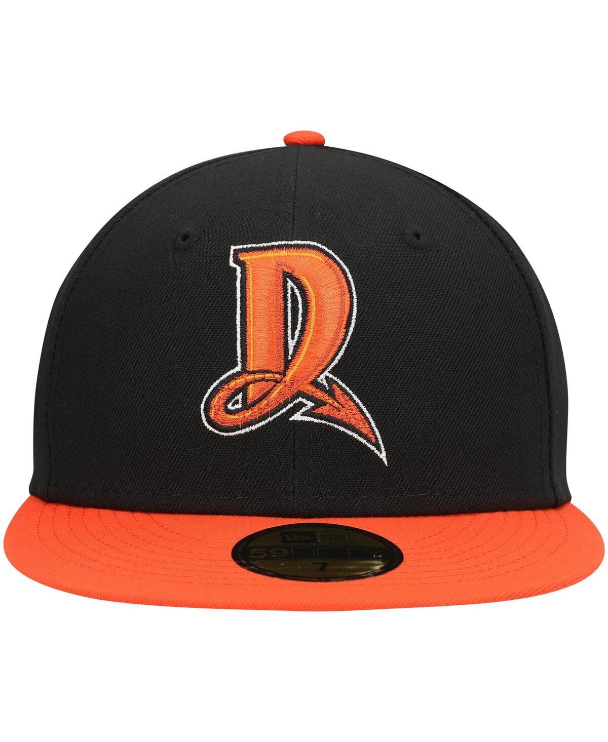 Men's New EraDayton Dragons Authentic Collection Team Alternate 59FIFTY Fitted Hat - Black