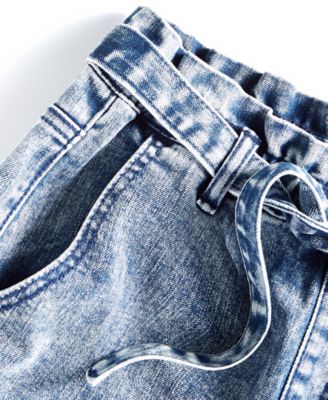 Epic Threads Big Girls Paperbag Denim Jeans, Created for Macy's 