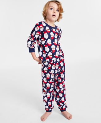 Family Pajamas - Toddler, Little & Big Kids Santa Claus Printed Pajamas Set