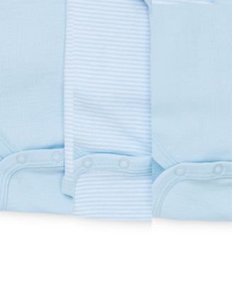 Baby Boys Cute Bear Cotton Bodysuits, Pack of 3