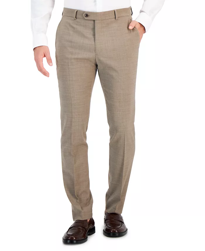 Men's Modern-Fit Wool TH-Flex Stretch Suit Separates Pant - thumbnail 8