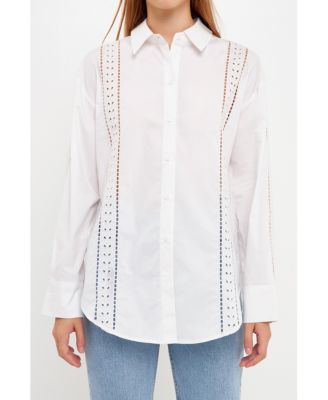 Women's Embroidery Detail Shirt