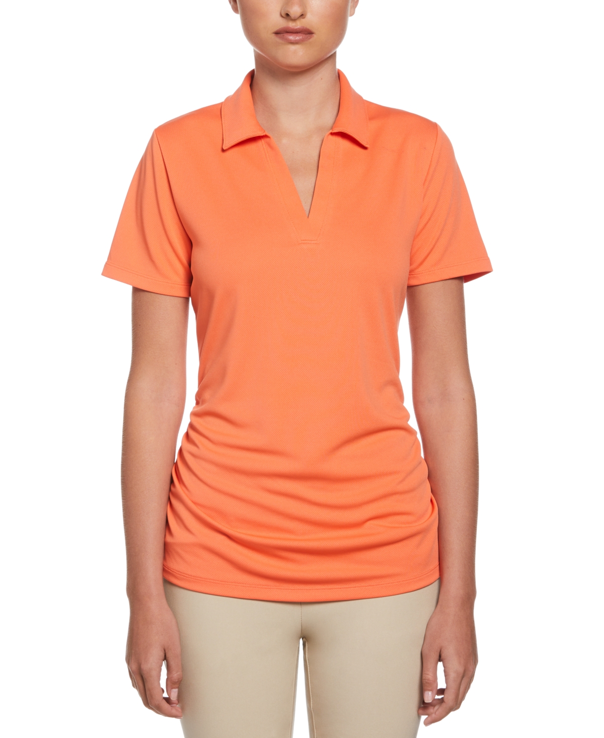 Women's Airflux Short Sleeve Golf Polo Shirt - Camellia