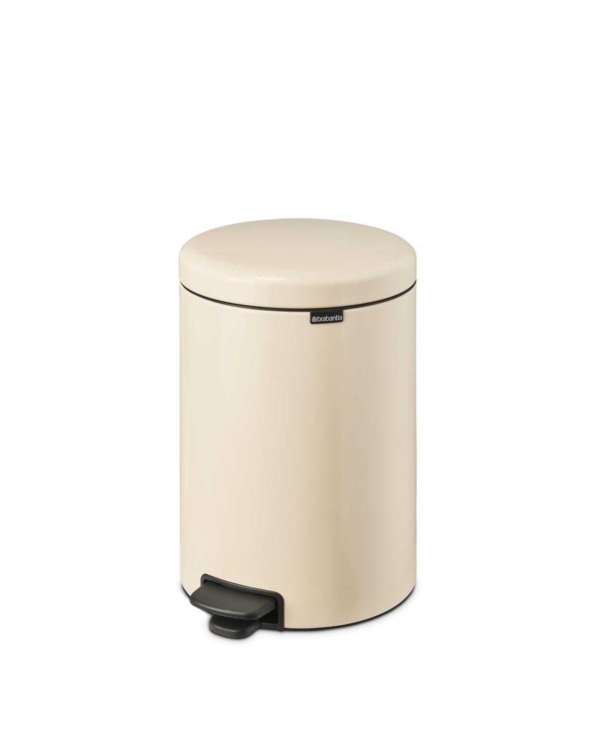 Shop Brabantia New Icon Step On Trash Can, 5.3 Gallon, 20 Liter In Soft Beige