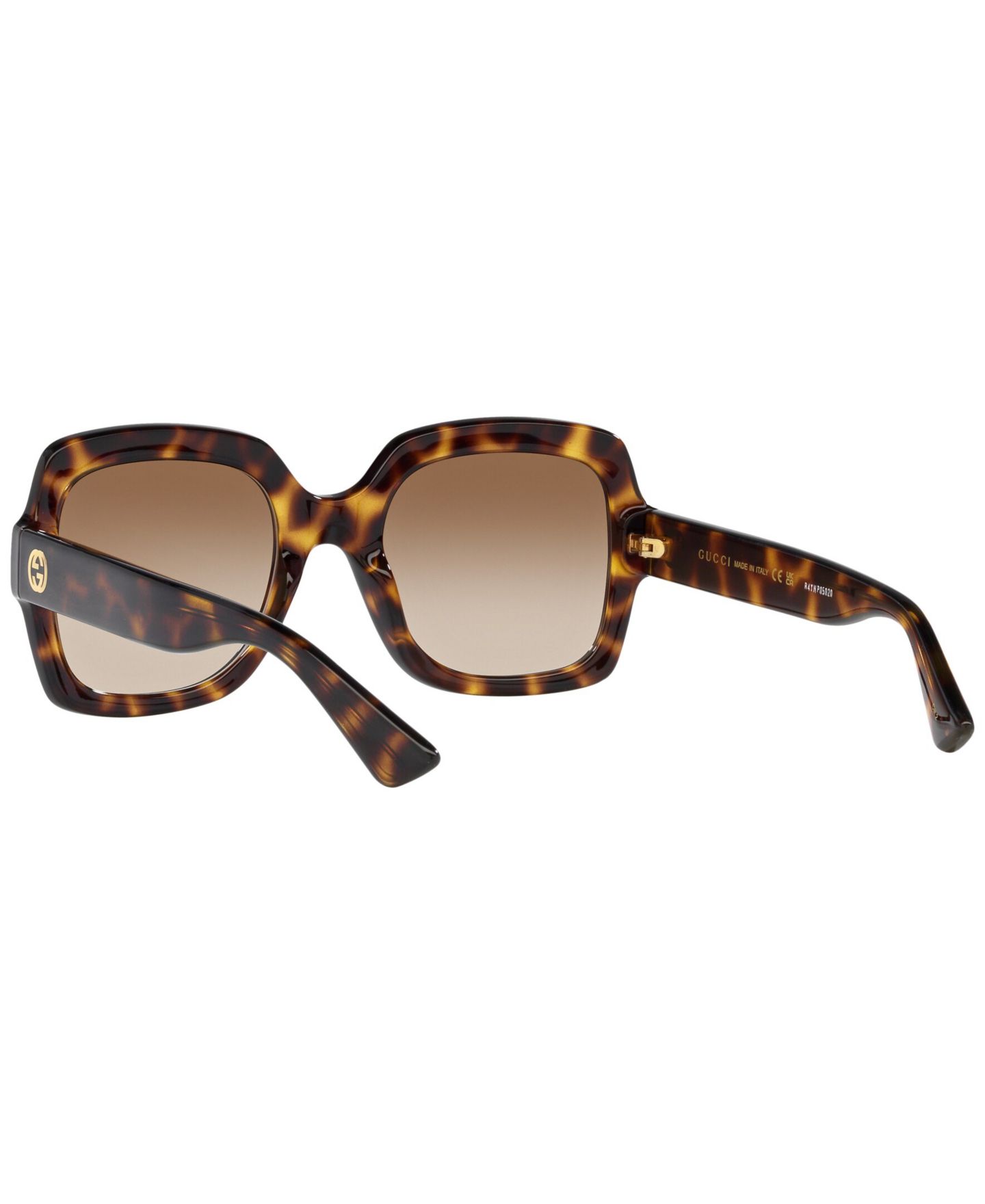 Женские солнцезащитные очки Gucci Sunglasses, GG1337S, цвет: Черепаховый — фото 2