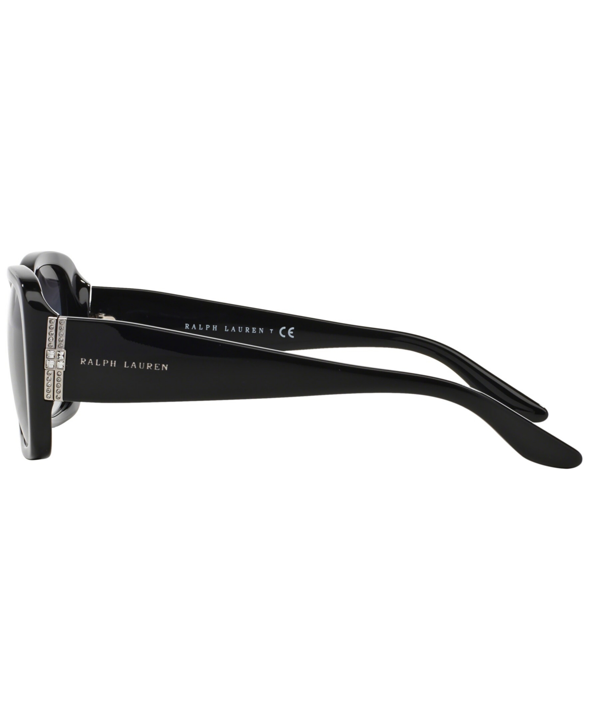 Shop Polo Ralph Lauren Women's Sunglasses, Rl8127b In Shiny Black