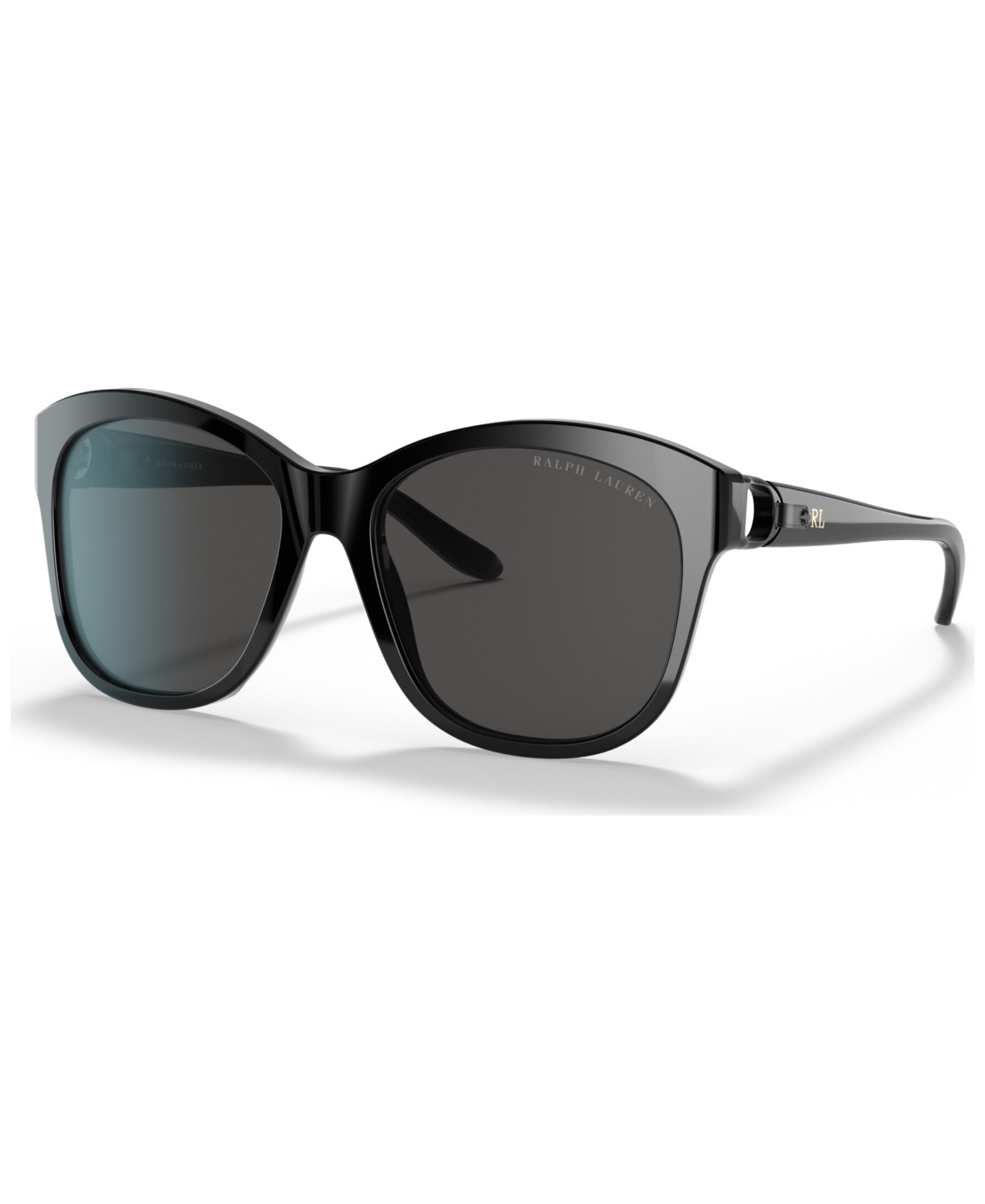 Ralph Lauren Women's Sunglasses, Rl8190q In Shiny Black