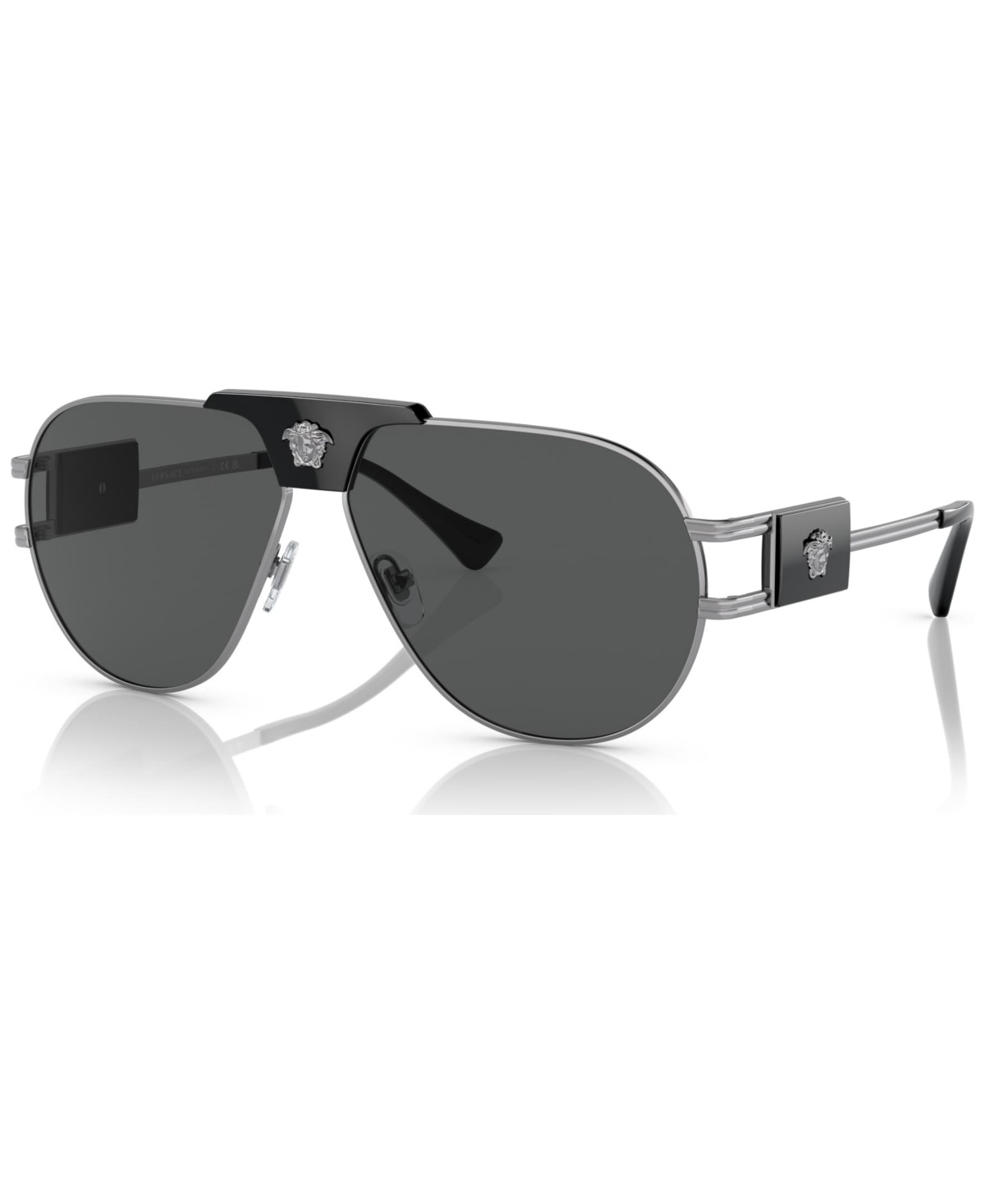 Versace Men's Sunglasses, Ve2252 In Gunmetal