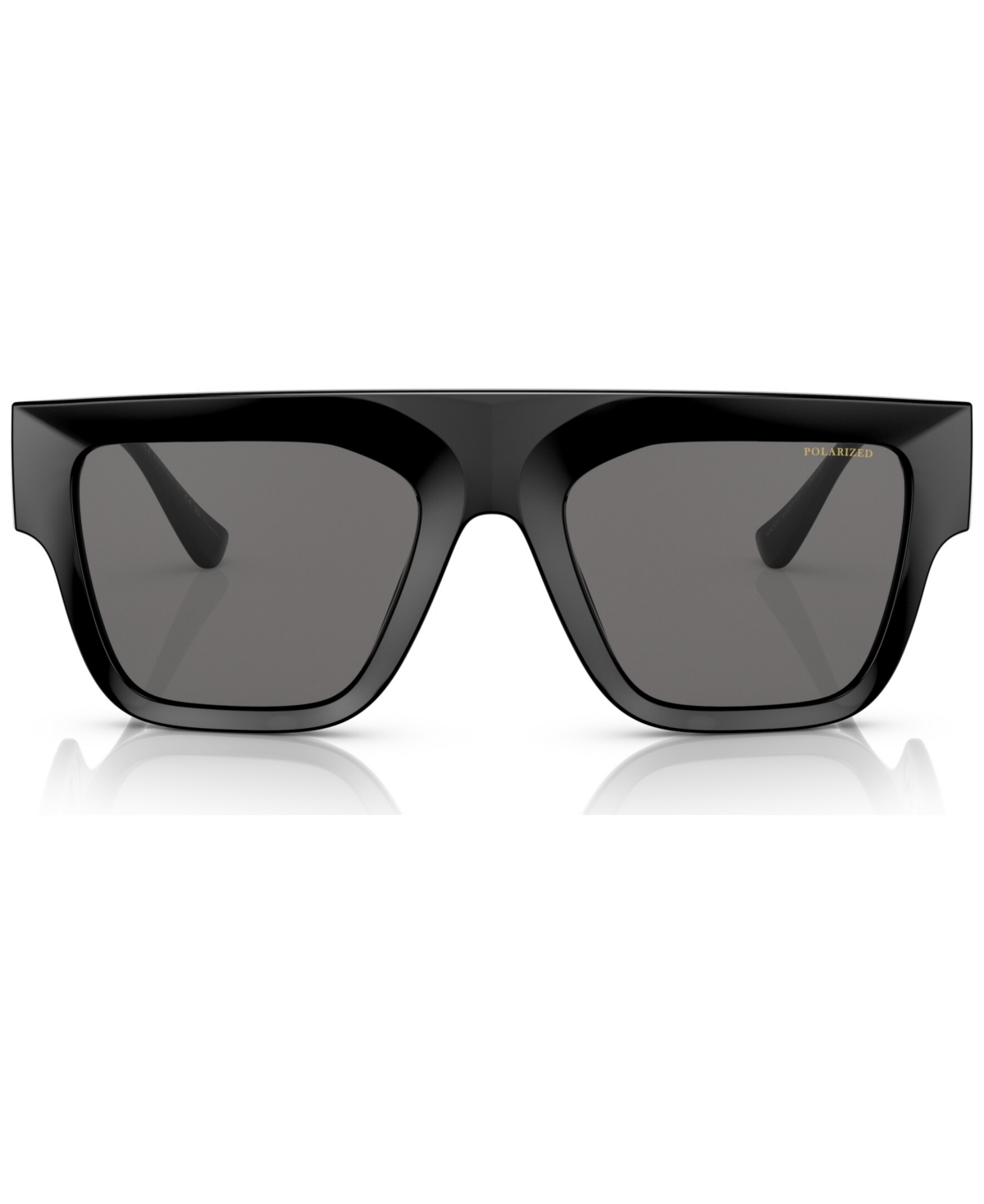 Shop Versace Men's Polarized Sunglasses, Ve4430u In Black
