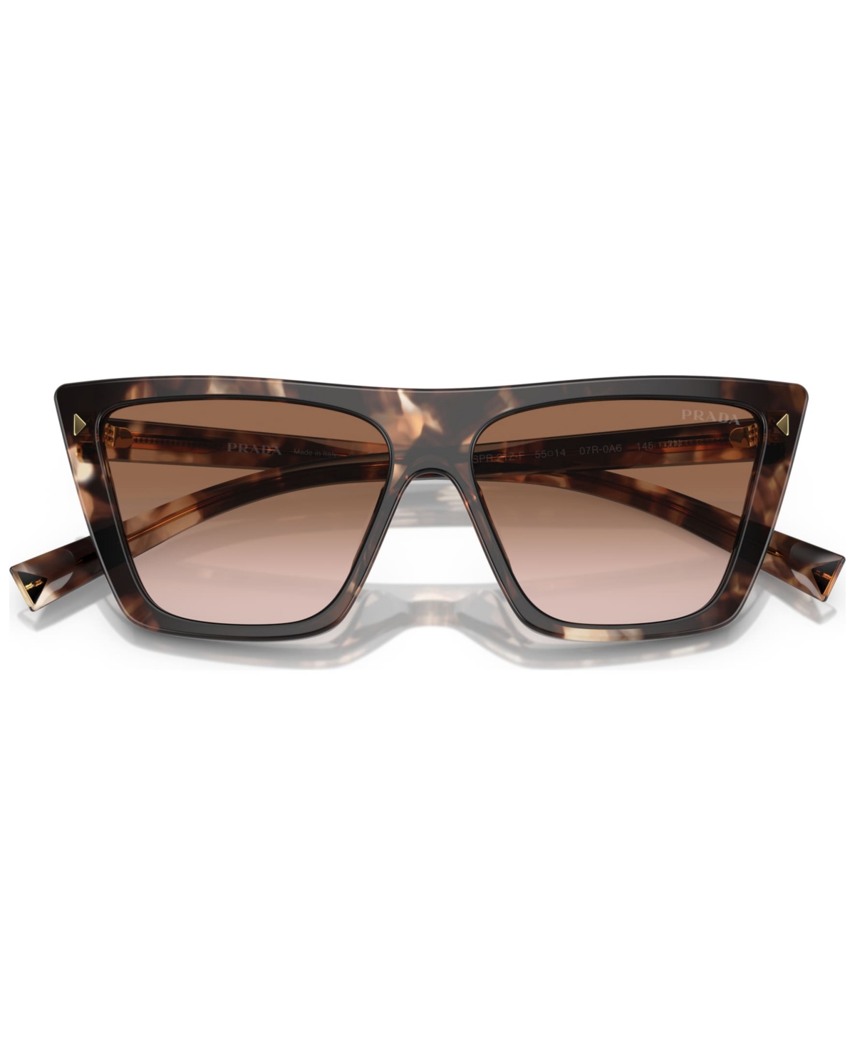 Shop Prada Women's Low Bridge Fit Sunglasses, Pr 21zsf In Caramel Tortoise