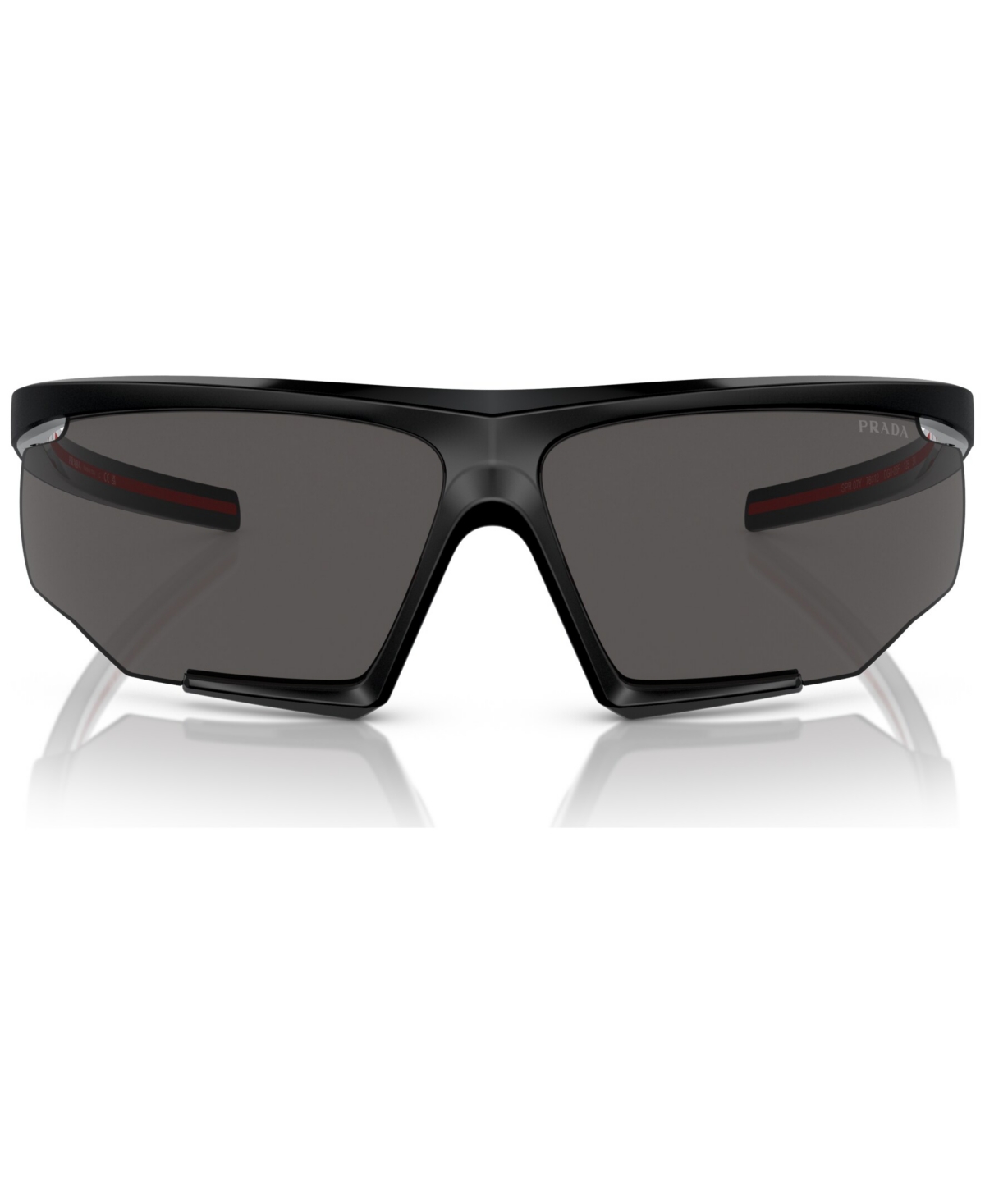 Shop Prada Men's Sunglasses, Ps 07ys In Black Rubber