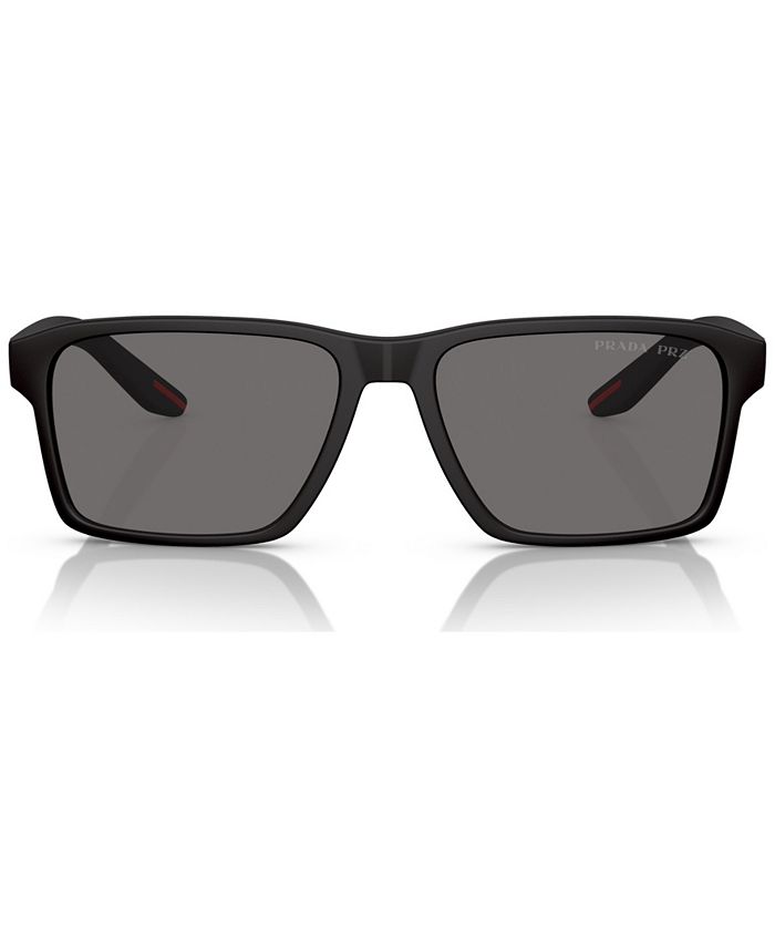 PRADA LINEA ROSSA Men's Polarized Sunglasses, PS 05YS - Macy's