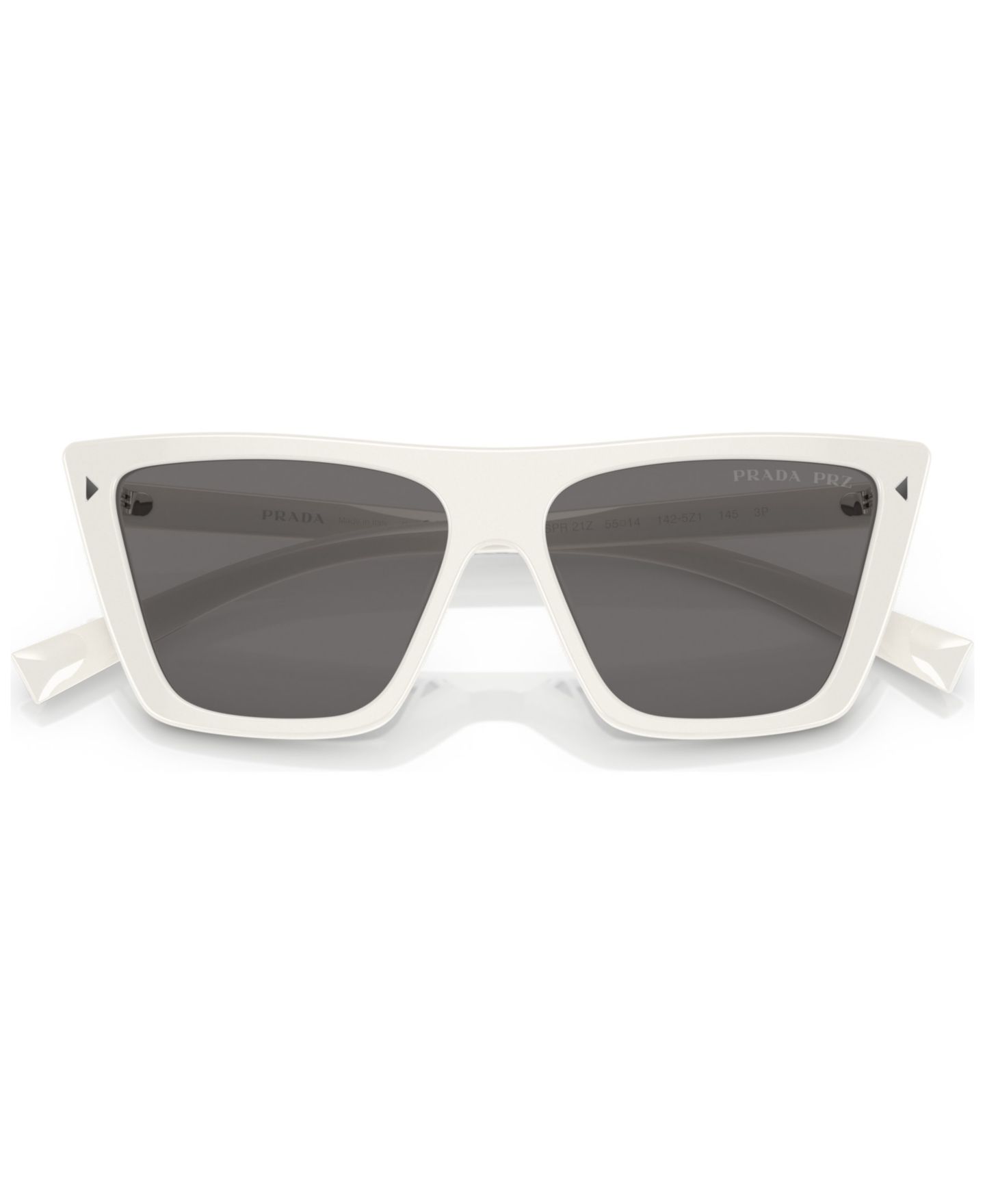 Женские солнцезащитные очки PRADA Signature Butterfly Sunglasses, PR 21ZS, цвет: Talc — фото 4