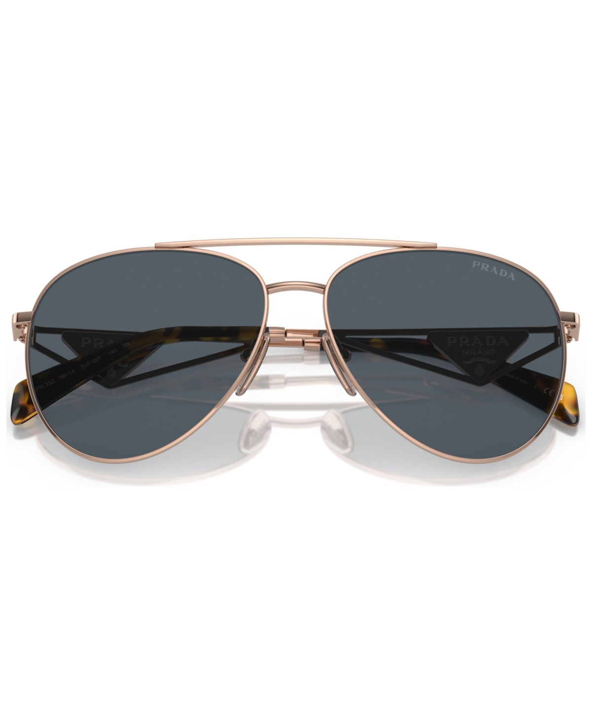 Shop Prada Women's Sunglasses, Pr 73zs In Rose Gold-tone