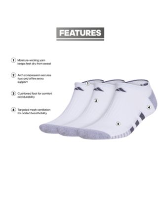 Men's 3-pk. Logo No-Show Socks